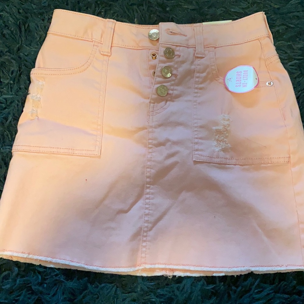 Justice pink skirt sz14